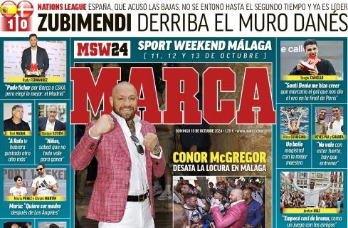 Marca: "Zubimendi derriba el muro danés"