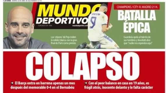Mundo Deportivo: "Colapso"