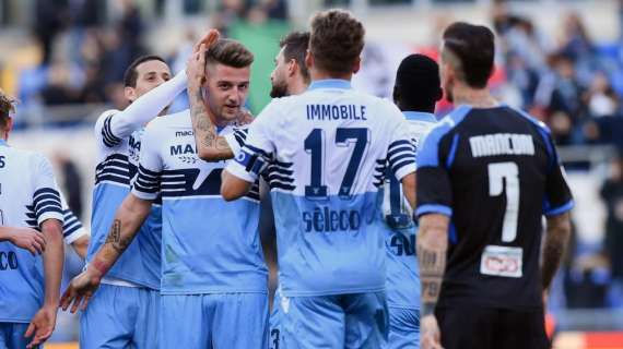 Coppa Italia, Luis Alberto convierte un gol en el 4-1 de la Lazio
