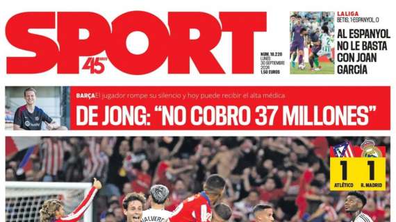 Sport: "Empate bochornoso"