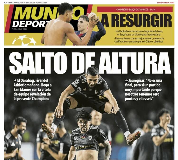Mundo Deportivo, Ed.Vizcaya: "Salto de altura"