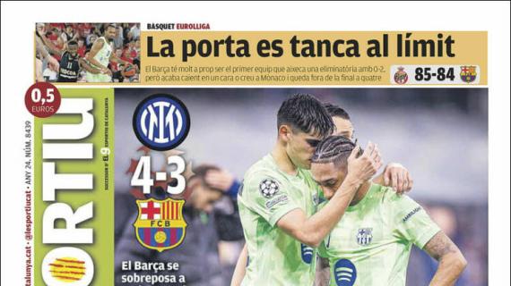 L'Esportiu: "Por muy poco"