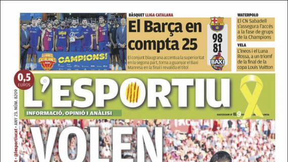 L'Esportiu: "Vuelan"