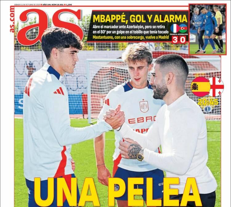 As: "Nueva pelea por el Mundial"
