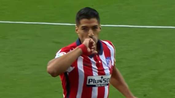 Suárez adelanta al Atlético de Madrid (1-0)