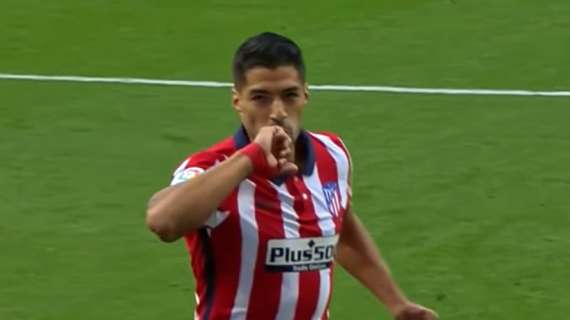 Suárez iguala el marcador para el Atlético (1-1)