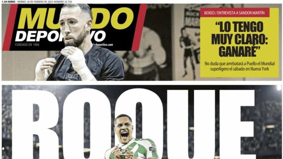 Mundo Deportivo: "Roque hecho"