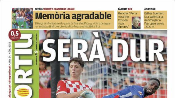 L'Esportiu, Ed.Girona: "Será duro"