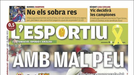 L'Esportiu: "Con mal pie"