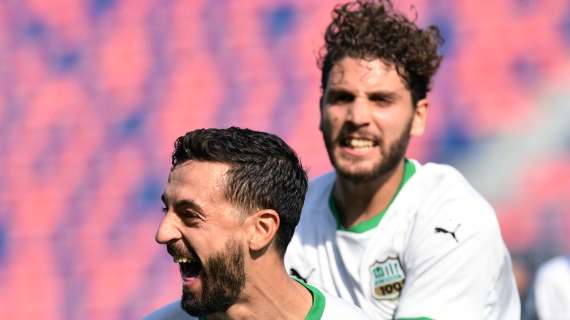 Italia, el Sassuolo vence en Bolonia y es segundo (3-4)