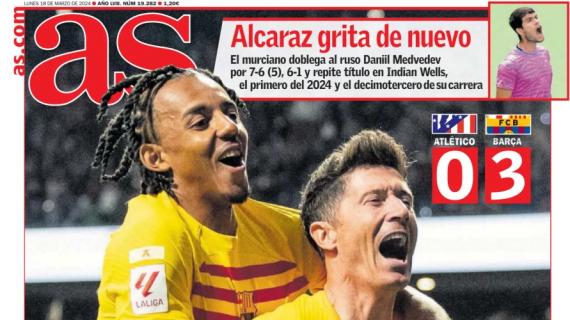 As: "El Barça sigue en la pelea"
