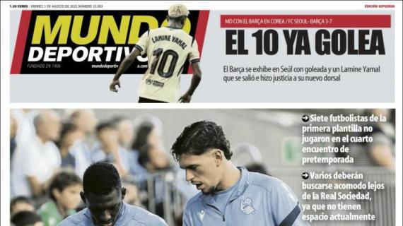 Mundo Deportivo, Ed.Guipúzcoa: ''Sin minutos''