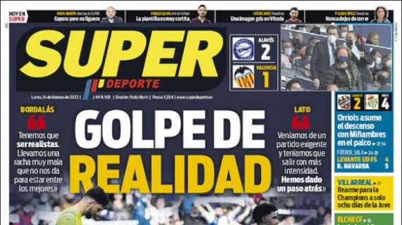 Superdeporte: "Golpe de realidad"