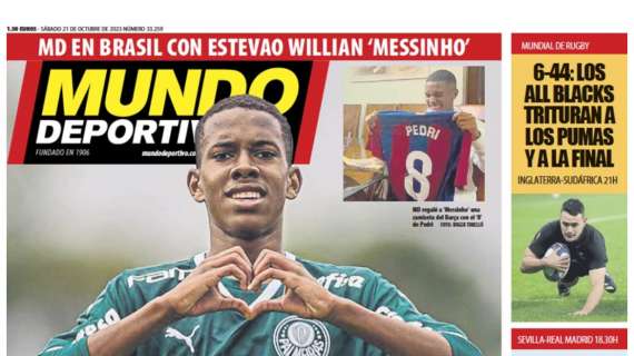 Estevao Willian en Mundo Deportivo: "Soy fan del Barça"