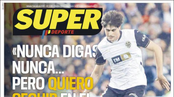 Superdeporte: “Nunca digas nunca, pero quiero seguir en el Valencia“