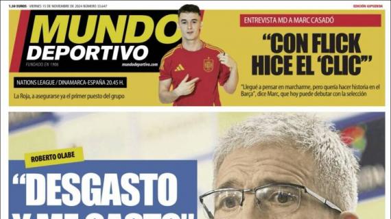 Mundo Deportivo, Ed.Guipuzcoa, Olabe: "Desgasto y me gasto"