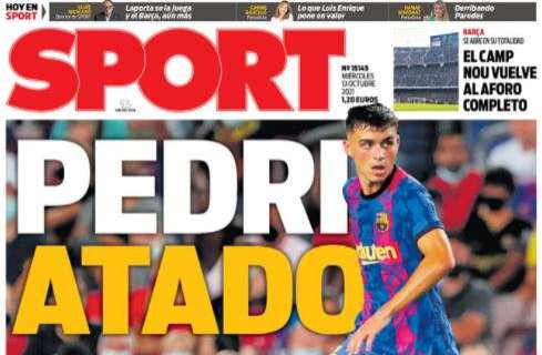 Sport: "Pedri, atado"