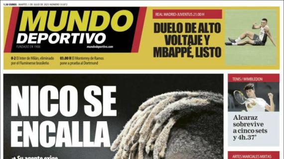 Mundo Deportivo: "Nico se encalla"