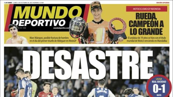 Mundo Deportivo, Ed. Guipúzcoa: "Desastre"