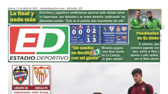 Estadio Deportivo: "Una conquista intacta"