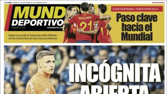 Mundo Deportivo, Ed.Guipúzcoa: "Incógnita abierta"