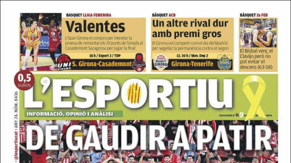 L'Esportiu, Ed.Girona: "De disfrutar a sufrir"