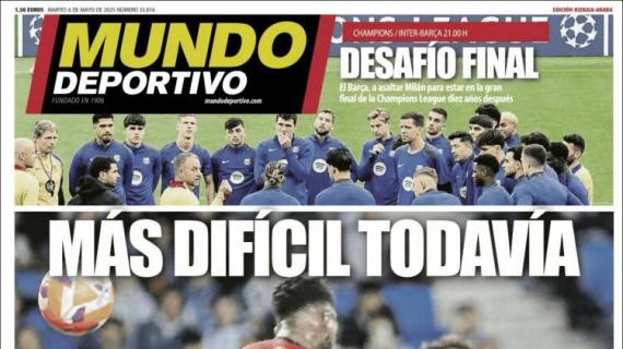 Mundo Deportivo, Ed.Vizcaya: "Mas difícil todavía"