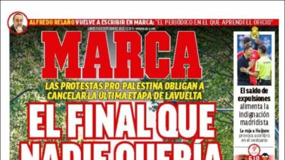 Marca: "El saldo de expulsiones alimenta la indignación madridista"