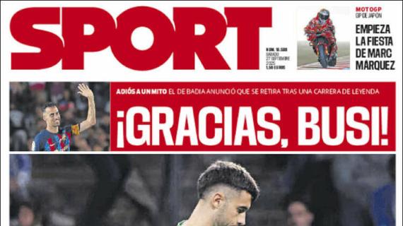 Sport: "Joan Garcia al quirófano"