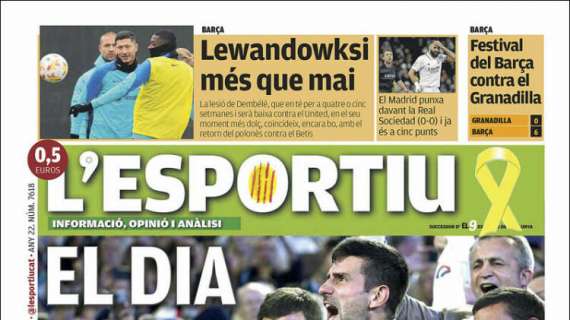 L'Esportiu: "Lewandowski más que nunca"