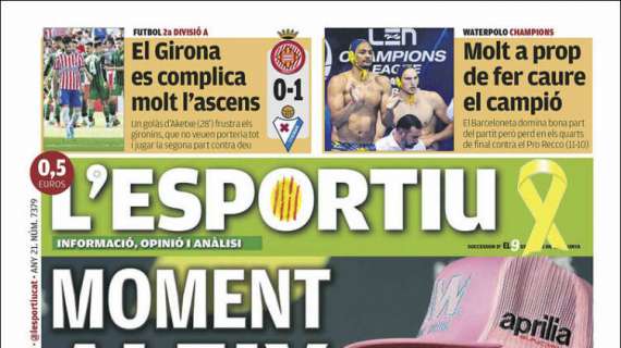 L'Esportiu: "El Girona se complica mucho el ascenso"