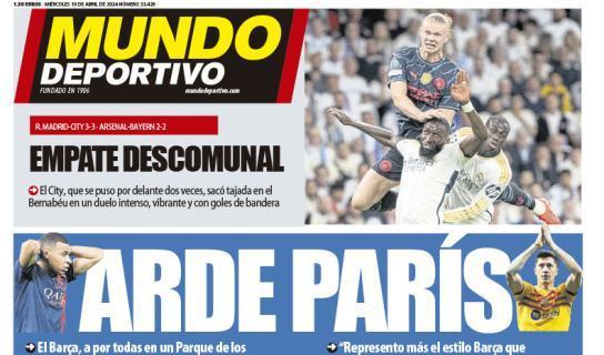 Mundo Deportivo: "Arde París"