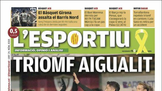 L'Esportiu: "Triunfo aguado"