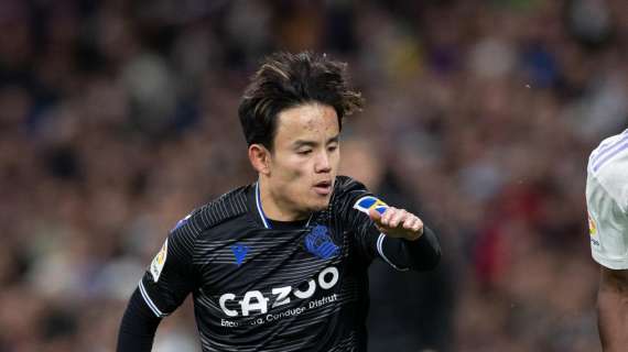 Kubo convierte el segundo gol de la Real Sociedad (2-0)
