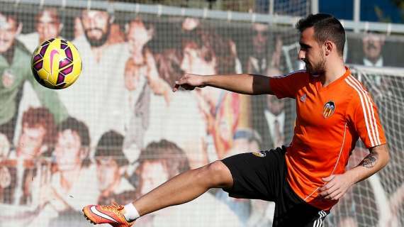 Valencia, Alcácer se entrena con normalidad y apunta al FC Barcelona