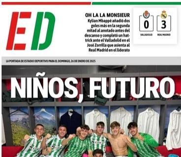 Estadio Deportivo: "Niños, futuro"