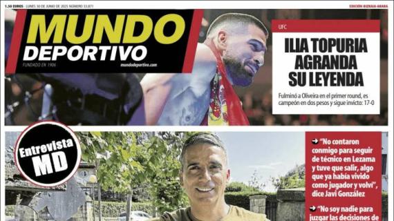 Mundo Deportivo, Ed.Vizcaya: "Javi González, la voz de la experiencia"