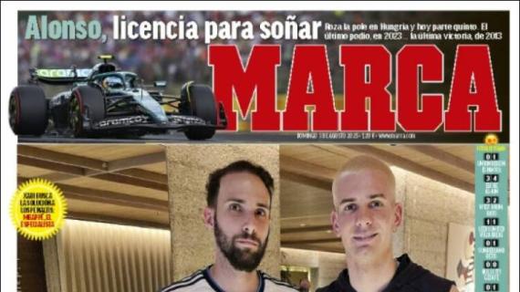 Marca: "Mastantuono ya está en Madrid"