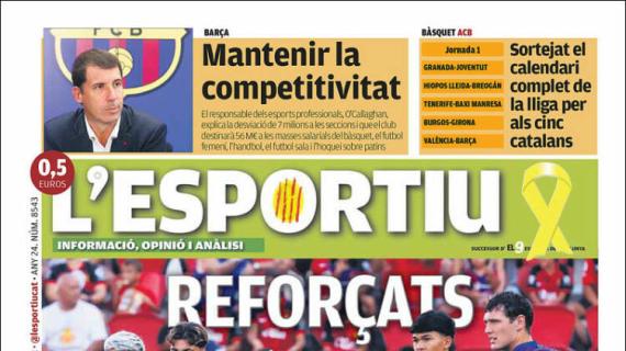 L'Esportiu: "Reforzados"