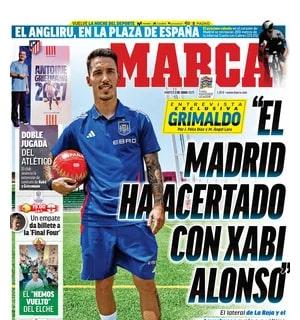 Grimaldo en Marca: “El Madrid ha acertado con Xabi Alonso“