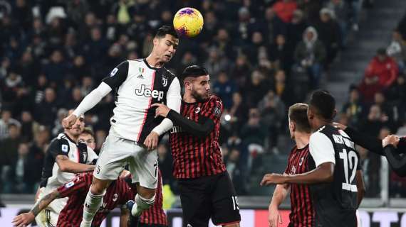Italia, la Juventus supera al Milan. Alarma por los problemas físicos de Cristiano Ronaldo