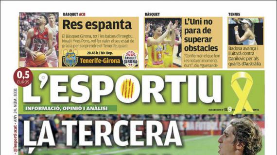 L'Esportiu, Ed.Girona: "La tercera es la buena"