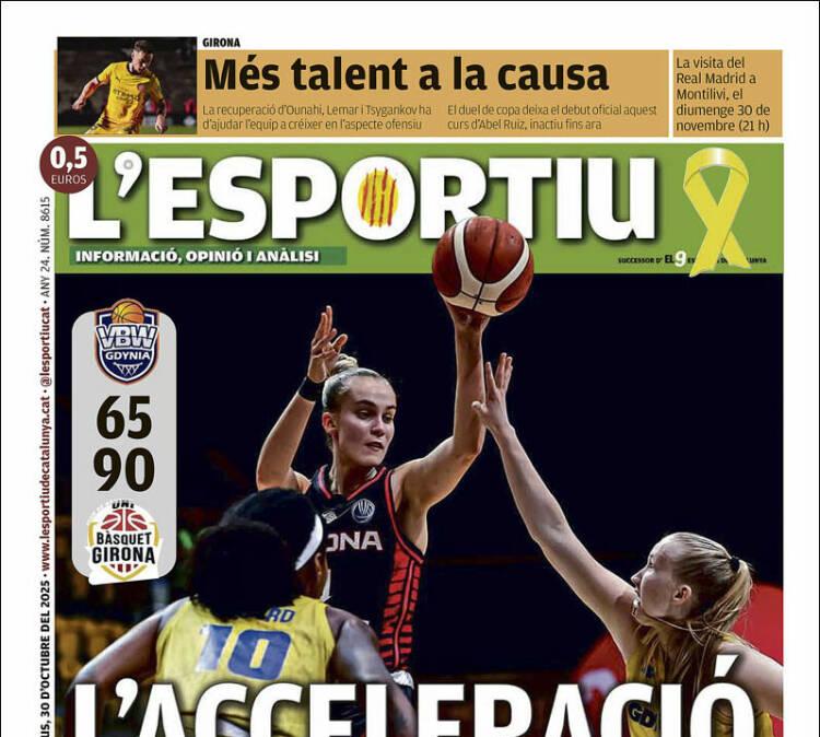 L'Esportiu, Ed.Girona: "Más talento a la causa"