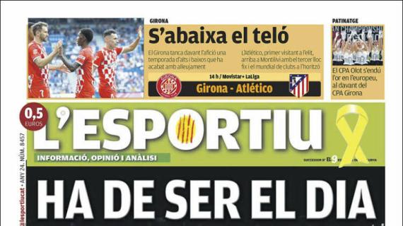 L'Esportiu, Ed.Girona: "Se baja el telón"