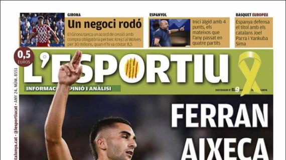 L'Esportiu: "Ferran levanta la mano"