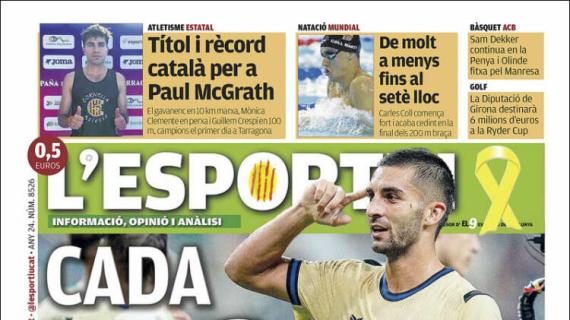 L'Esportiu: "Cada vez más 9"