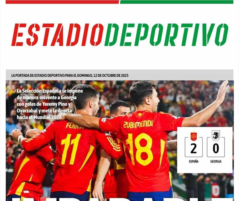Estadio Deportivo: "Imparable"