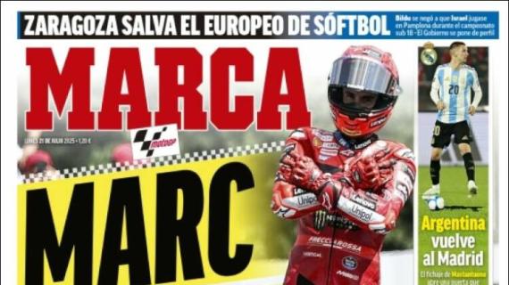 Marca: "Argentina vuelve al Madrid"
