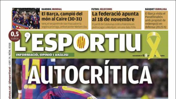 L'Esportiu: "Autocrítica"