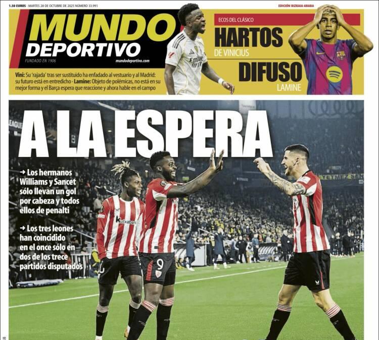 Mundo Deportivo, Ed.Vizcaya: "A la espera"